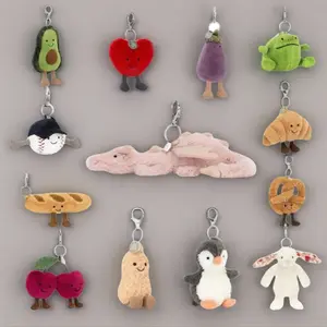 Jellycat Mini Bunny Plush Keychain - Cute Bag Charm for Girls' Aesthetic Backpacks & Keys - Soft Plush Style, Perfect for Bags & Keys - TikTok Shop
