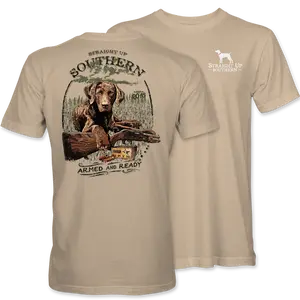 Lab Ready to Hunt T-Shirt - Tan