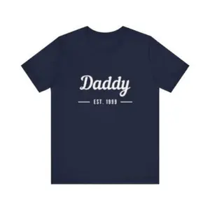 Daddy Unisex Jersey Short Sleeve Tee Casual Classic Soft Top Fabric