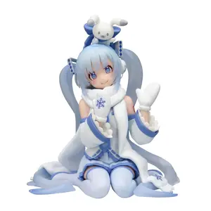 Vocaloid Hatsune Miku Noodle Stopper Figure | Snow Miku Sky Town 10th ver.