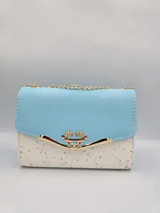 Blue and White Purse