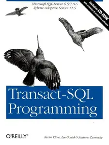 USED-Transact-SQL Programming: Covers Microsoft SQL Server 6.5 /7.0 and Sybase Adaptive Server 11.5 [With CDROM] by Kline, Kevin (Paperback)
