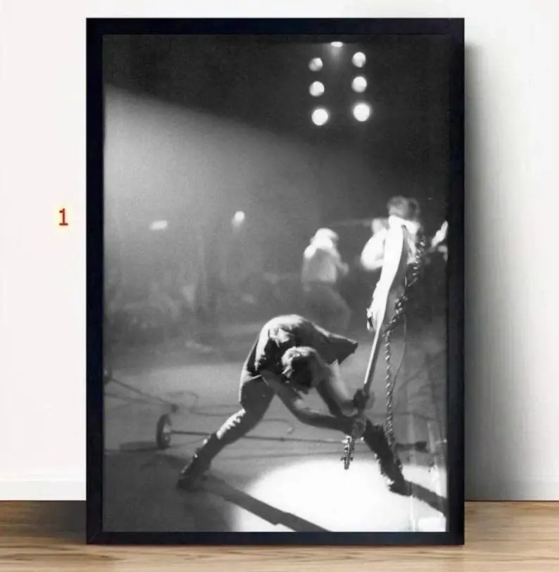 The Clash London Calling Vintage Music Poster, Home Decor Wall Art Print for Living Room Bedroom