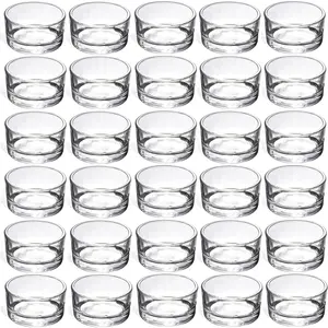 30 pcs small clear glass tealight candle holderstealight holders bulk use for weddings parties dinnerfor 15 tealight as well as candle mould
