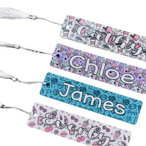Personalized Name Bookmark, Custom Book Lover Gift, Summer Reading Tracker, Kids Birthday Gift, End of School Teacher Appreciation Gift