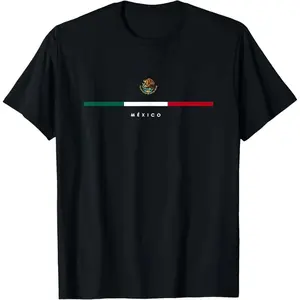 Cotton Graphic Tees Streetwear Gifts mexico mexican flag vintage mexican independence day T-Shirt