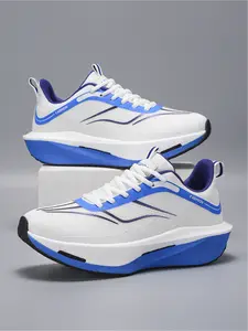 Men's Cool Black-Purple Trend Shoes: Unique Gradient Texture, Street Style & Social Media Sneakers