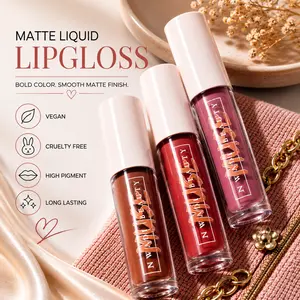 NWADI BEAUTY Matte Muse liquid Lipgloss - Smooth Finish, Glossy Finish, Ideal for Makeup Application, Model: MUSE 1