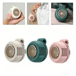 Portable Silent Mini Bladeless Electric Fan ,Rotating Body and Three-speed Adjustable Silent Cooling, Clip-on Fan, Waist-mounted Fan,3-Speed Wearable Waist & Phone Cooler, Suitable for Outdoor Travel and Office Use, Summer Gift