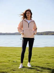 Waterproof Hooded Jacket with Fitted Fit, Kangaroo Pocket, Adjustable Waist and Sleeves, Perfect for Outdoor Sports, Men's Casual Outerwear