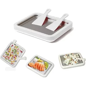 Homemade Rolled Ice Cream Maker (White)