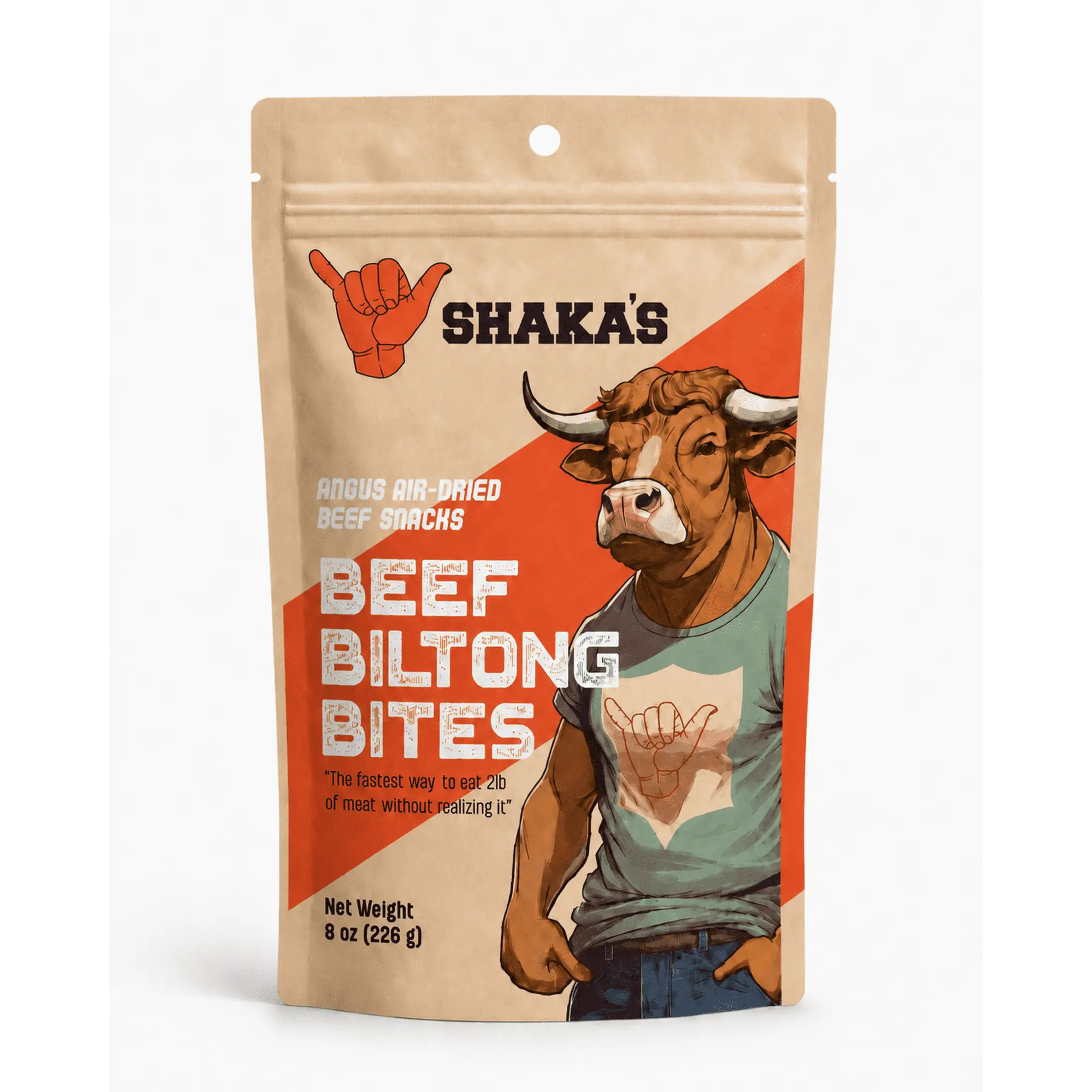 SHAKA'S Angus Air-Dried Beef Snacks Biltong