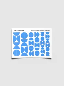 Semicircle Sticker Set