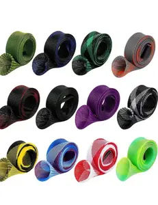 170cm 35mm/67in 1.4in Fishing Rod Socks Sleeve Cover, Braided Mesh Reusable Rods Pole Telescopic Protector Bag, Fishing Tools Accessories