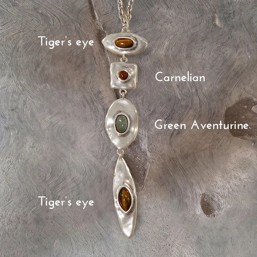 en route Petra Multi-Stone Drop Necklace, Vibrant Gemstone Jewelry for Daily Wear, Versatile Accent Essential Designed for Layered Styling & Modern Outfits en route Petra Multi-Stone Drop Necklace, Vibrant Gemstone Jewelry for Daily Wear, Versatile Accent Essential Designed for Layered Styling & Modern Outfits