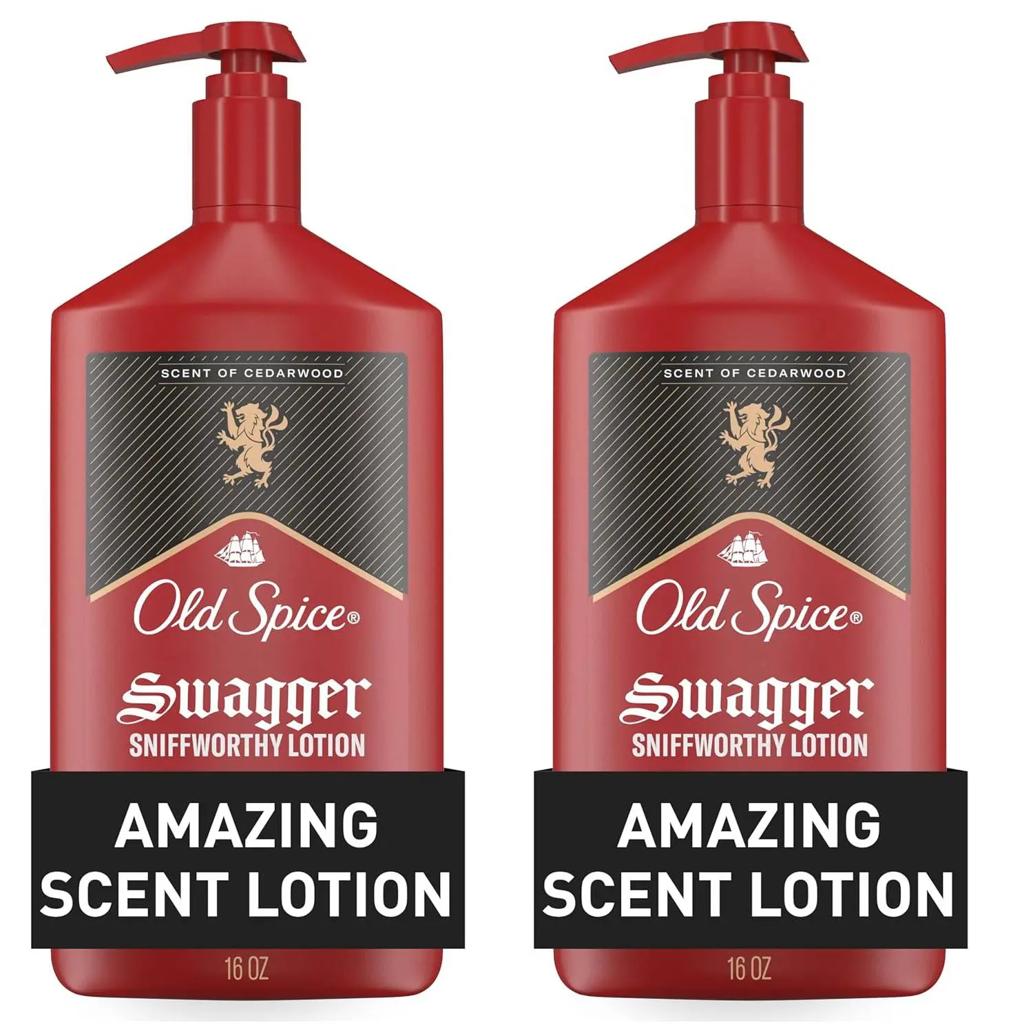 Lightweight Hand, Face & Body Lotion for Men, Fast-Absorbing Daily Moisturizer for Long-Lasting Hydration and Dryness Relief, for All Skin Types with Cedarwood & Lime Scent