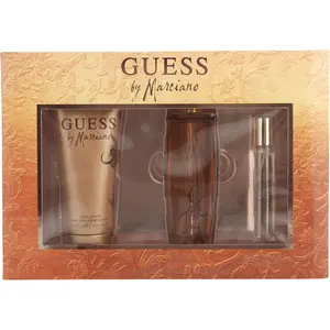 Guess By Marciano Set-Eau De Parfum Spray 3.4 Oz & Body Lotion 6.7 Oz & Eau De Parfum Spray 0.5 Oz For Women