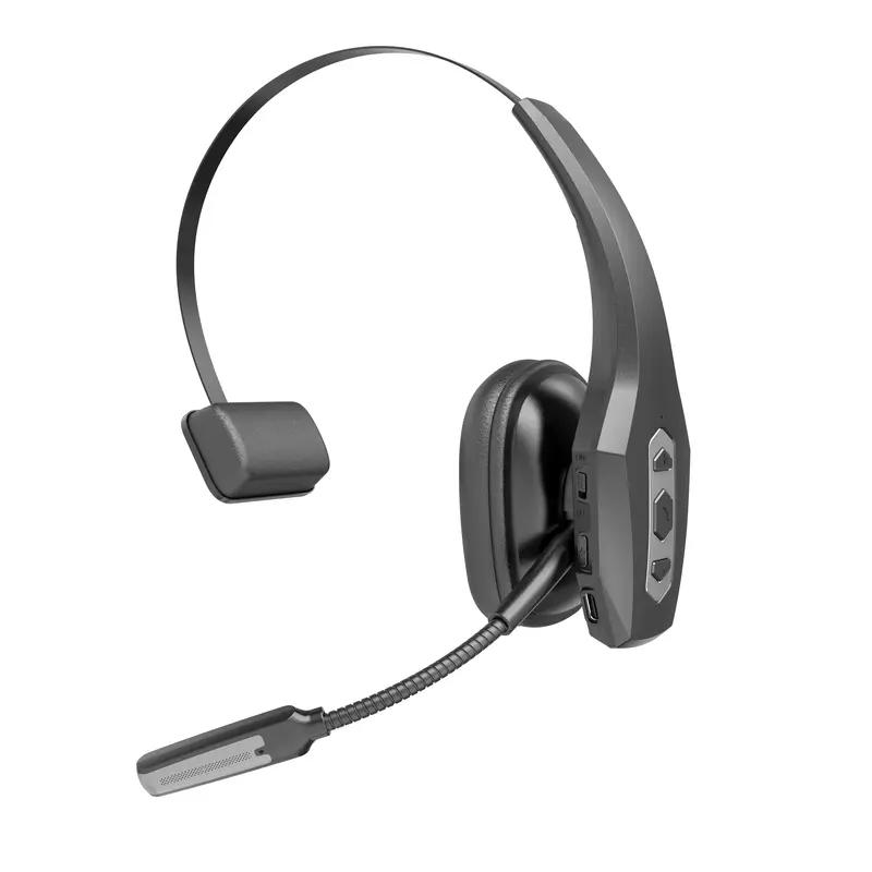 dh16b Noise Cancelling Headset  with 99% Noise Cancellation IP54 Protection Bluetooth Customizable Parrot Button for Clear Communication Adjustable headphones bluetooth wireless headphones