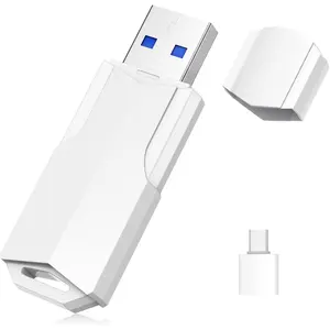 256GB Flash Drive  USB 3.0 Thumb Drive with USB C Adapter and Lanyard,Memory Stick for Data Storage