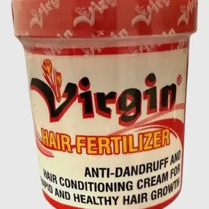 Virgin Hair Fertilizer Jar Anti-Dandruff and Conditioner Cream for Rapid and Healthy Hair Growth
