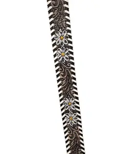 The Audrey / Tooled Western crossbody strap