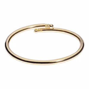 Knob Ended Bangle - Simple Design with Round Knob - Ideal for Everyday Wear