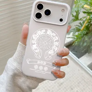 Cool Chrome Hearts Style Candy-colored is suitable for iPhone 17/16/15, iPhone 17 Pro Max/16 Pro. It features dual shockproof protection and has a high-end texture. It is an ideal protective phone case for both men and women.