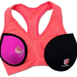BLOXR Solutions Personal X-Ray Protection XPF Bra Inserts with Pink and Black Inserts for Enhanced Safety