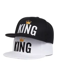 Unisex King Crown Baseball Cap, Adjustable Sun Protection Hat, Casual Woven Fabric, Suitable for Spring & Fall Travel Outdoor Activities Use