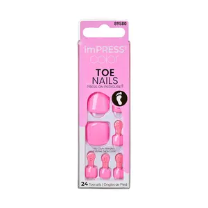 KISS imPRESS Color Toe Nails - Time After Time