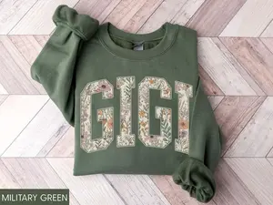 Gigi Sweatshirt, Gigi hoodie, Gigi hoodie, New Gigi Gift, Floral Gigi Sweatshirt