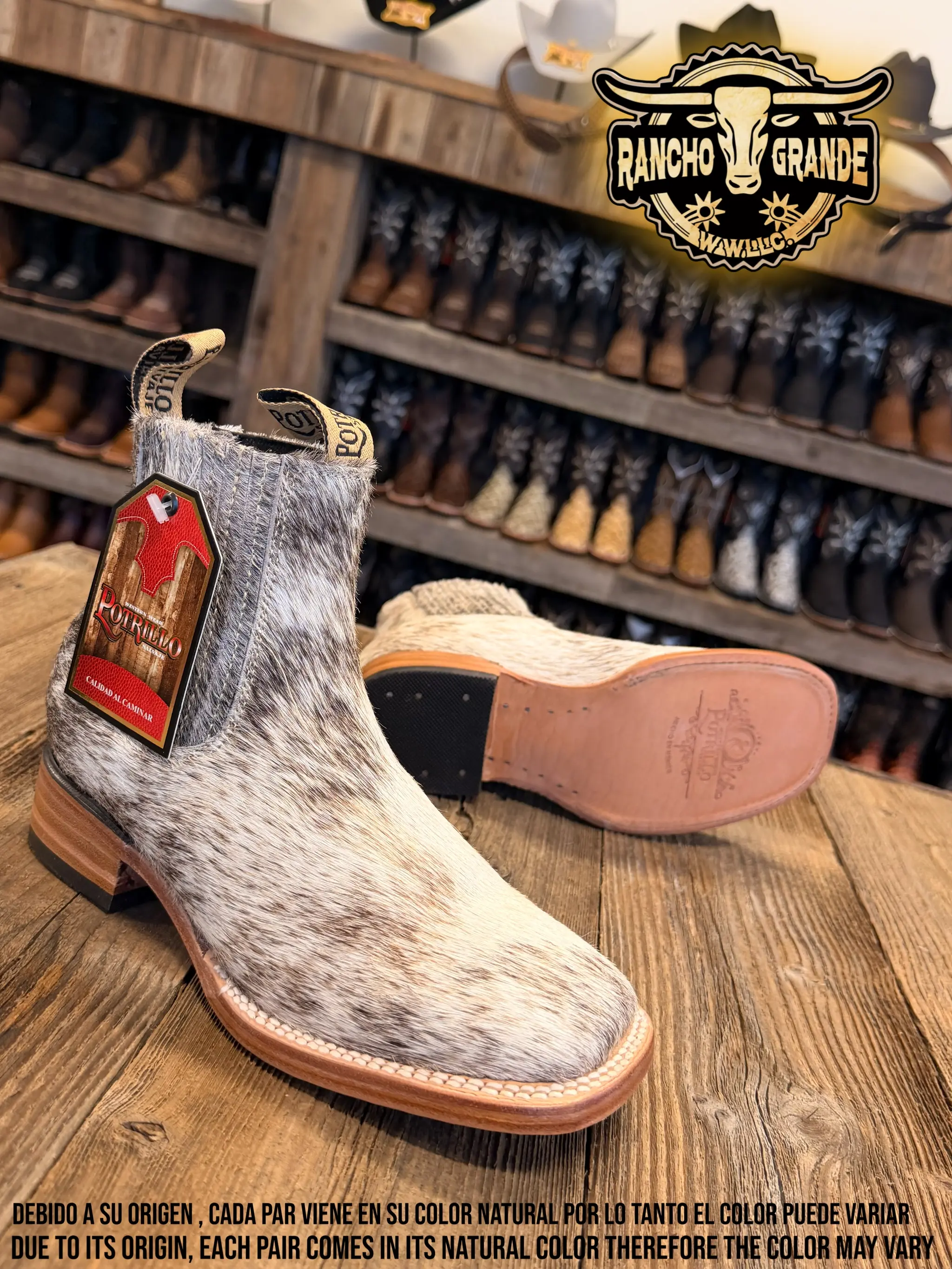 Botin Vaquero para Hombre / Mens Ankle Boots