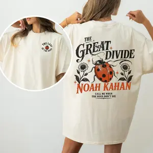 Lady Bugs Indie Folk Shirt, Great Divide Graphic Tee, Vintage Nature Bug T-Shirt, Porch Light Aesthetic Top, Music Fan Gift