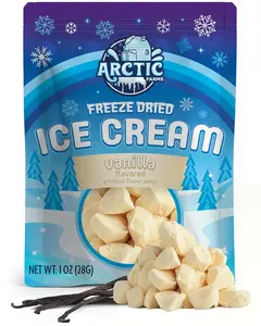 Arctic Farms Freeze Dried Ice Cream that Does Not Melt (Vanilla)