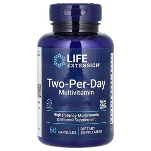 Life Extension Two-Per-Day Multivitamin, 60 Capsules