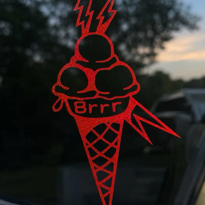 Ice Cream Cone Decal/Sticker