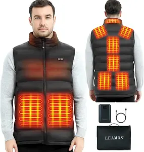 Men's Heated Vest with Retractable Heated Hood and Battery Pack for Hunting/Hiking (Black & Next Camo G2,S-XXXL)heated jacket mens clothing Menswear Customized