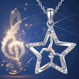 Gymnastics Star Pendant