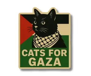 Cats for Gaza -Free Palestine Sticker