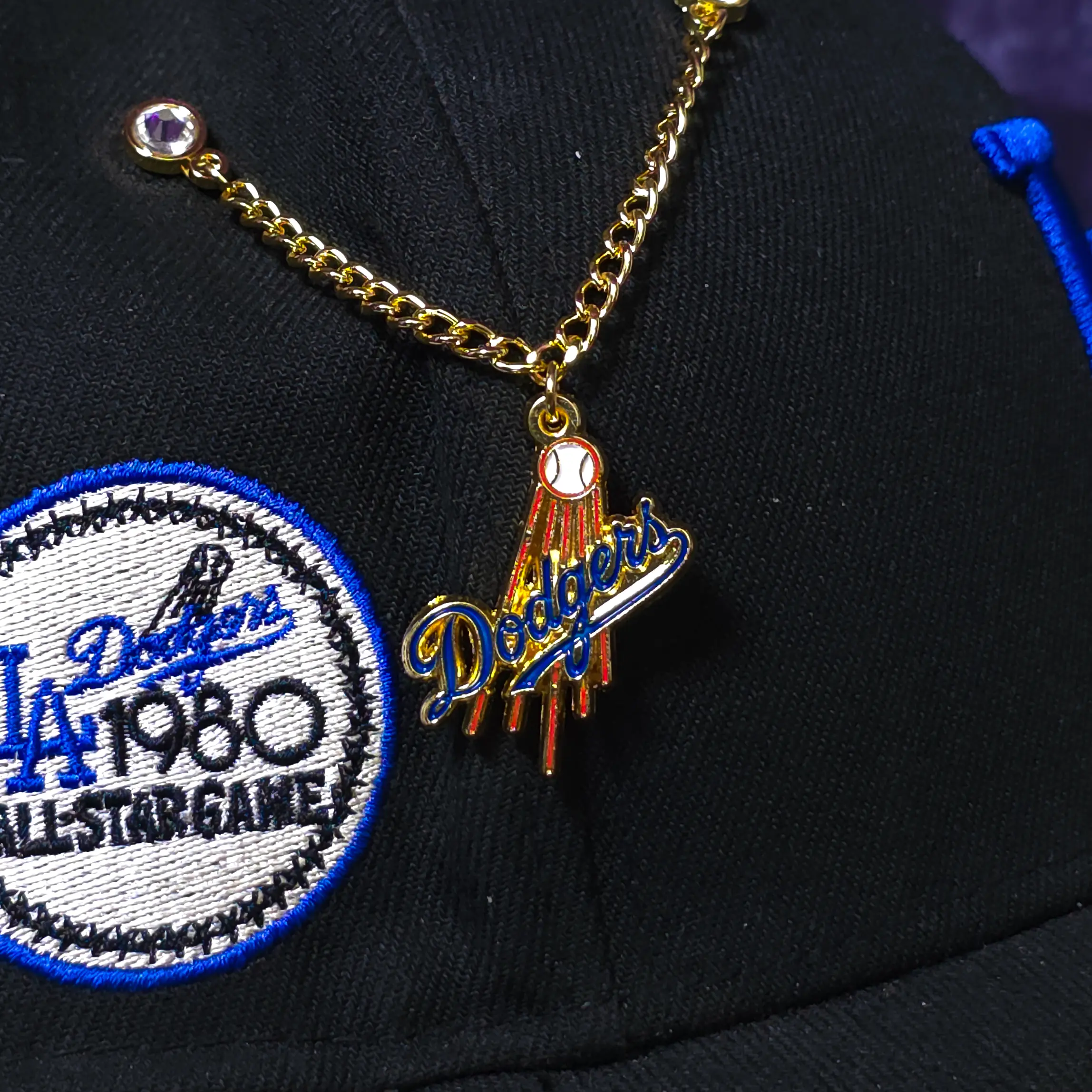 Baseball Gold Chain Pin Baseball Gold Chain Pin