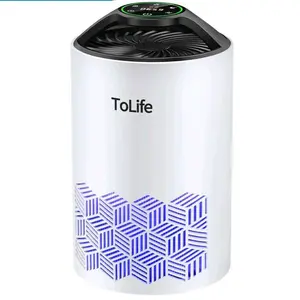 ToLife TZ-K1 Air Purifier Replacement Filter, MK01 MK06 Air Purifiers, 3-in-1 H13 HEPA Filter Replacement for Smoke Pollen Dander, Black