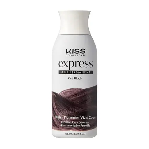 Kiss Express Semi-Permanent Hair Color 3.5oz Assorted Colors