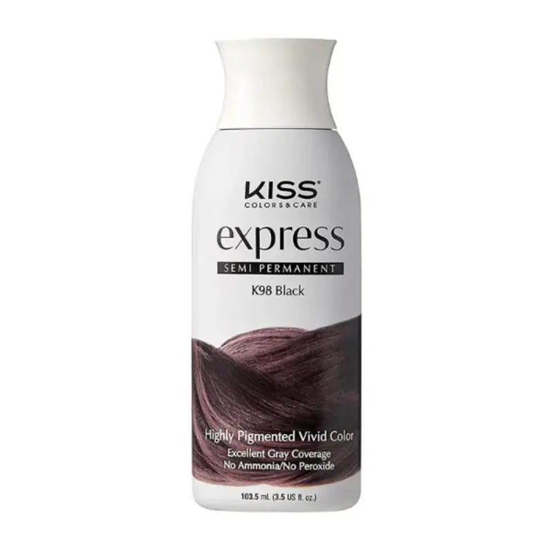 Kiss Express Semi-Permanent Hair Color 3.5oz Assorted Colors