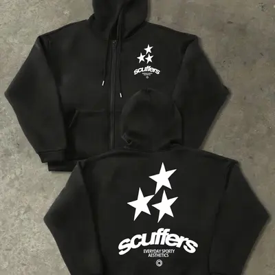 トップス scuffers BOB NAVY HOODIE Bob Grey Melange Hoodie – Scuffers