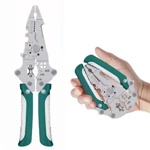 Multitool Cable Wire Stripper Cutters Crimper Pliers 16 In 1 Foldable Multifunctional Electrician Tool for Efficient Wiring Tasks Wirecutters