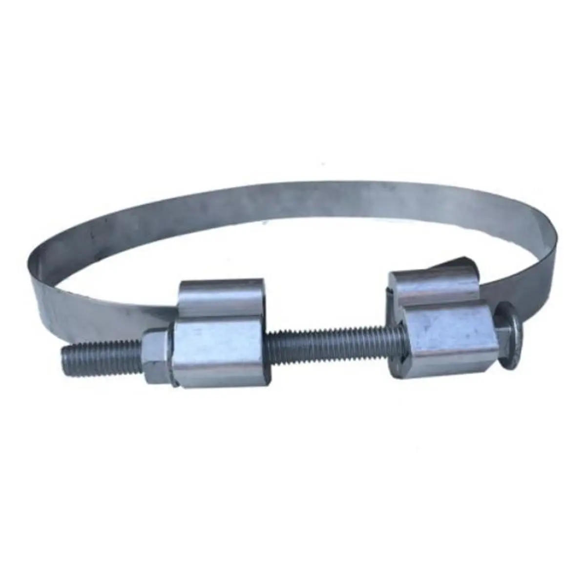 212 MAIN 5-Pack Heavy-Duty Clamp with Thread, 304 Stainless Steel No-Drilling Pole Mount Hardware with 60 in. Strap, No-Drilling Way to Attach to Any Pole (Sports & Outdoor Scooters Equipment)