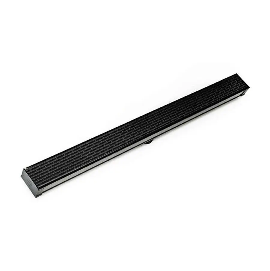 Infinity Drain S-LT 6536  36" S-PVC Series Low Profile Complete Kit with 2 1/2" Perforated Offset Slot Grate
