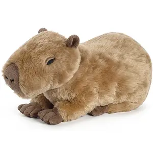 14''|1.7Lbs Capybara Stuffed Animals, Microwavable Stuffed Animal Adorable Fluffy Capybara Plush for Warmth Comfort, Heatable Coolable Lavender Scent Toy, Cute Soft Plushie Gift for Kids Adult & Children Boy Girl