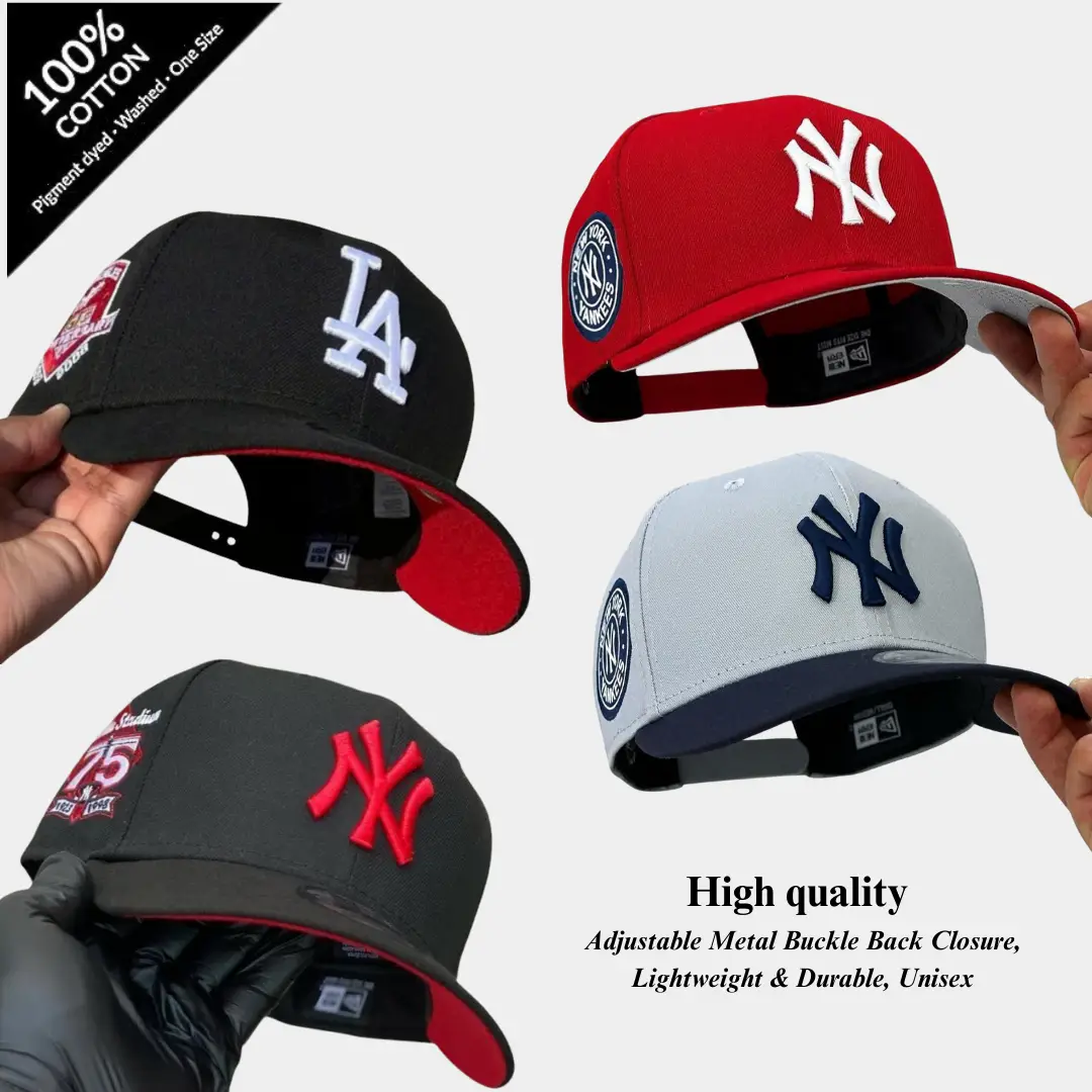 NY Yankees Hat & LA Dodgers – New Era 59FIFTY Fitted MLB Baseball Caps for Men | Limited Edition Urban Streetwear, Gorras para Hombres, Collector’s Sn
