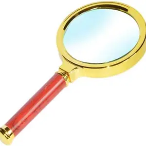 Topoptical 10x HD Magnifying Reading Glasses, Vintage Style Handheld Magnifier, Perfect Gift for Kids, Seniors, Students, Portable Magnifying Glass (4 Sizes Available)